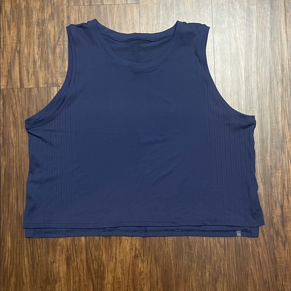 Lululemon Train to Be sleeveless Tank top Night Sea Blue 12 - Picture 3 of 10